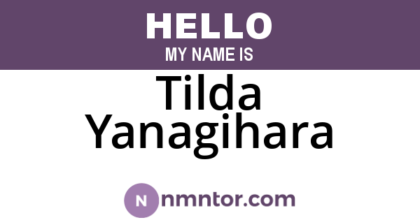 Tilda Yanagihara