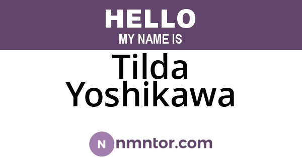 Tilda Yoshikawa