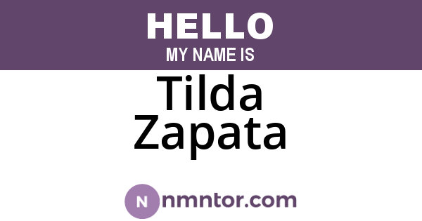 Tilda Zapata