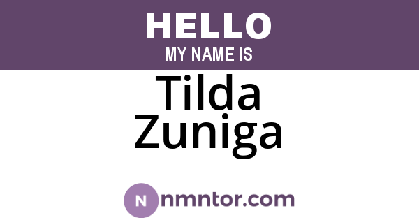 Tilda Zuniga