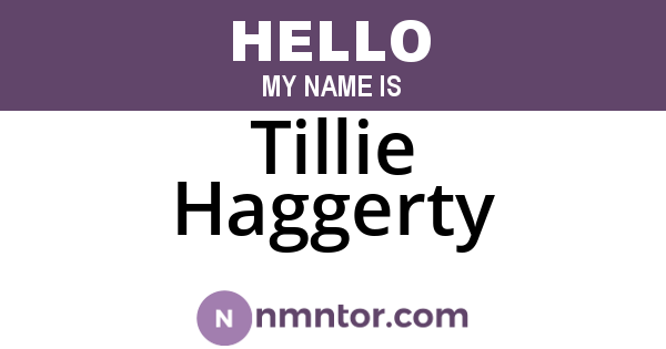 Tillie Haggerty