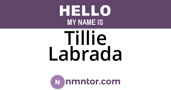 Tillie Labrada