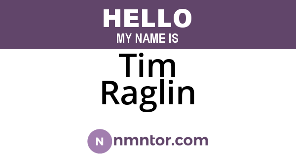 Tim Raglin