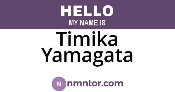 Timika Yamagata