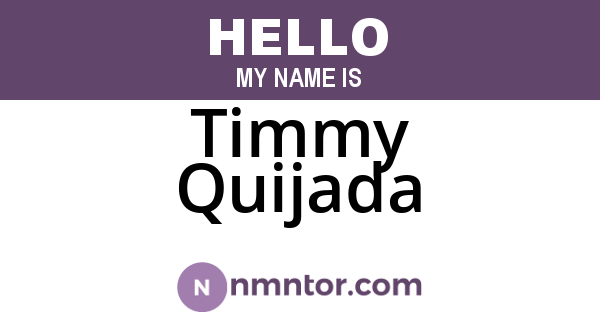 Timmy Quijada
