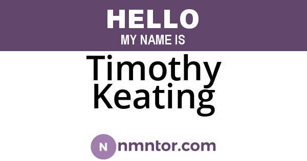 Timothy Keating