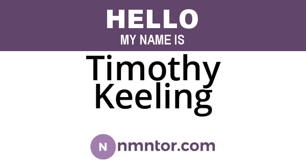 Timothy Keeling