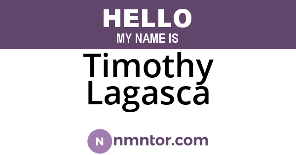 Timothy Lagasca