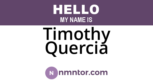 Timothy Quercia