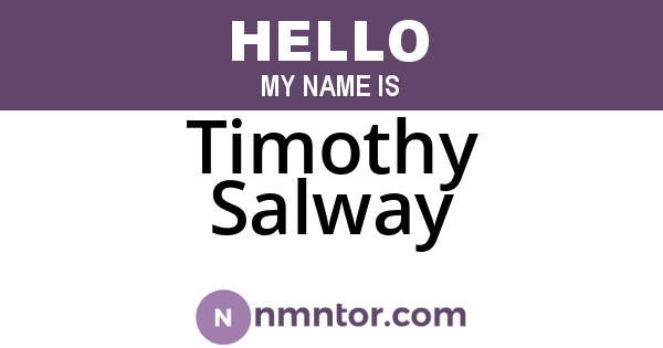 Timothy Salway
