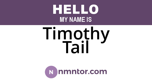 Timothy Tail