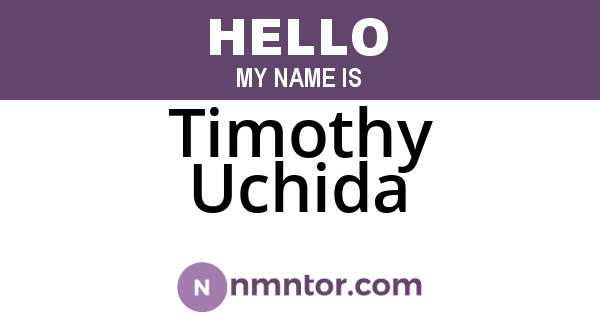 Timothy Uchida