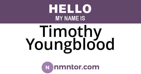 Timothy Youngblood