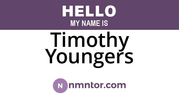 Timothy Youngers