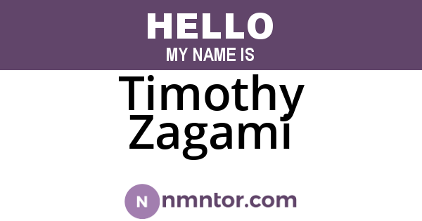 Timothy Zagami