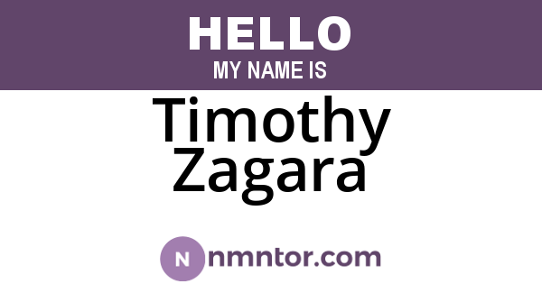 Timothy Zagara