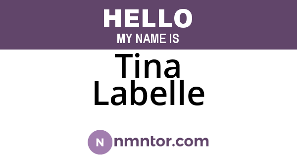 Tina Labelle