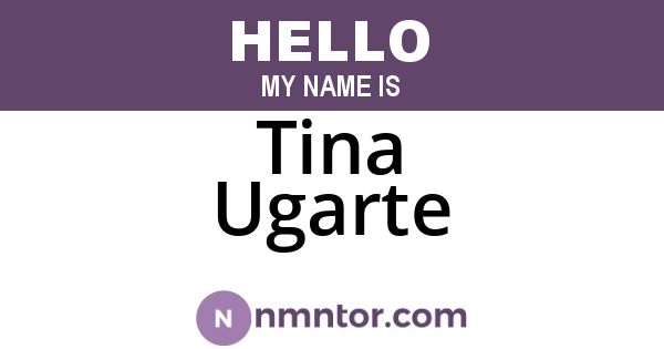 Tina Ugarte