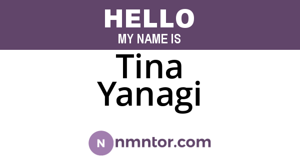 Tina Yanagi