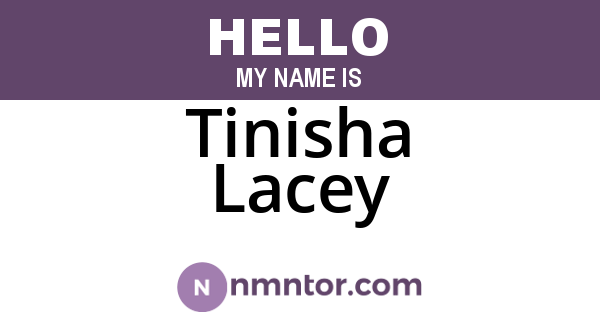 Tinisha Lacey