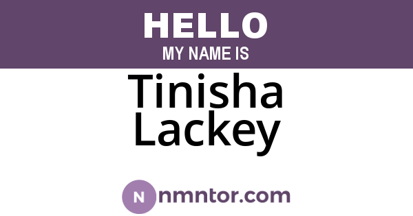 Tinisha Lackey