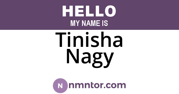 Tinisha Nagy