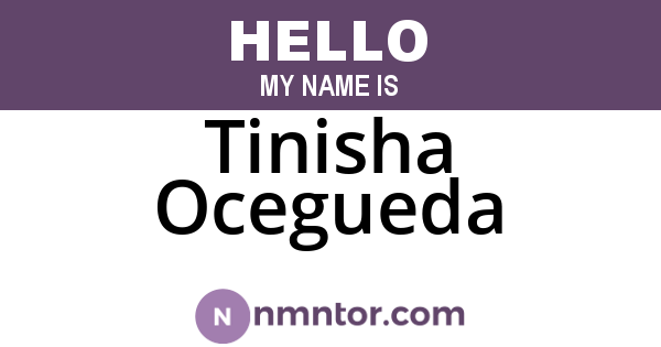 Tinisha Ocegueda