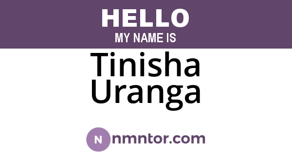 Tinisha Uranga