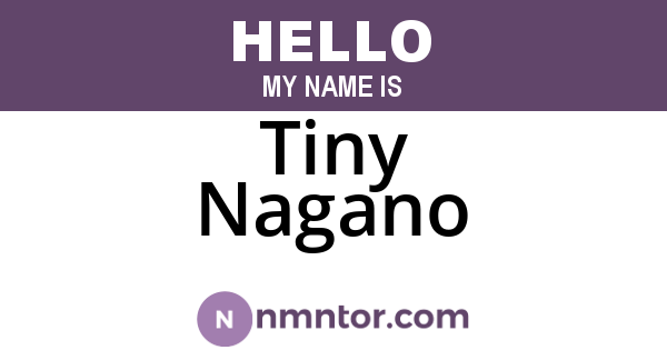 Tiny Nagano