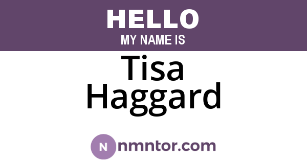 Tisa Haggard