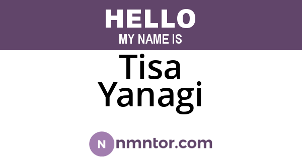 Tisa Yanagi