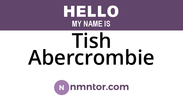 Tish Abercrombie