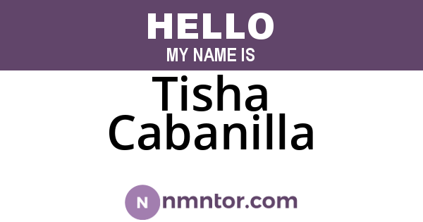 Tisha Cabanilla