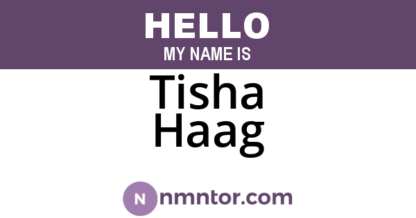 Tisha Haag