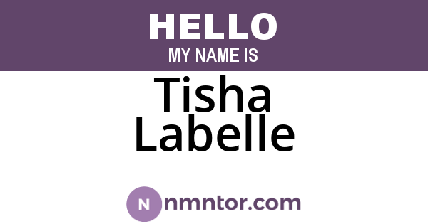 Tisha Labelle