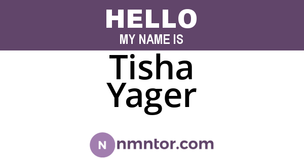 Tisha Yager