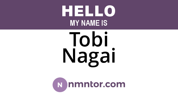 Tobi Nagai
