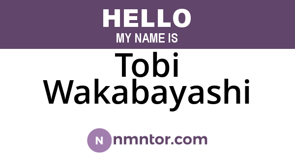 Tobi Wakabayashi