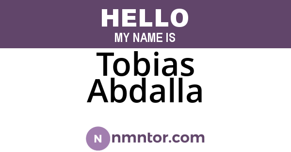 Tobias Abdalla