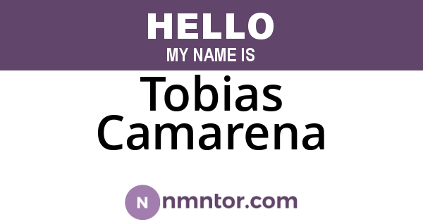 Tobias Camarena