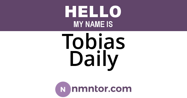 Tobias Daily