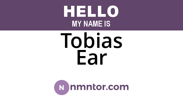 Tobias Ear