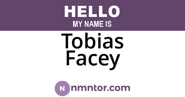 Tobias Facey
