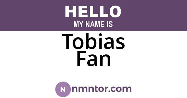 Tobias Fan