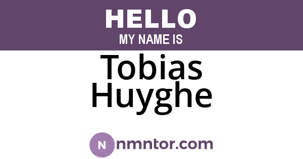 Tobias Huyghe