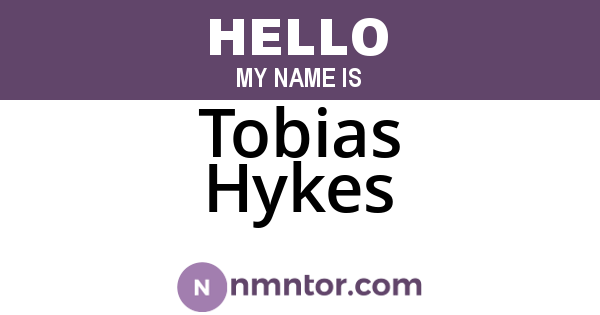 Tobias Hykes