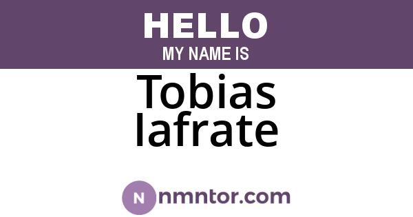 Tobias Iafrate
