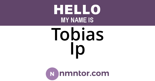 Tobias Ip