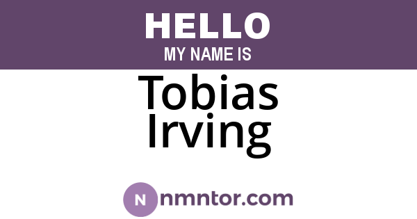 Tobias Irving