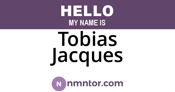 Tobias Jacques